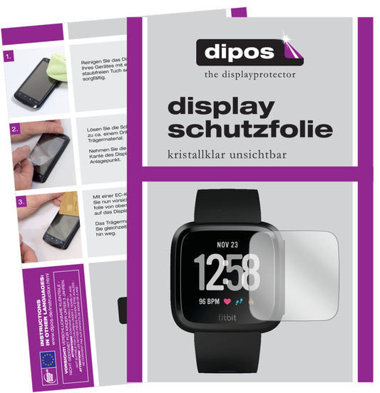 Perfekte Passform und ultimative Qualität: Unser 9H Panzerglas bietet Schutz für Fitbit-Versa