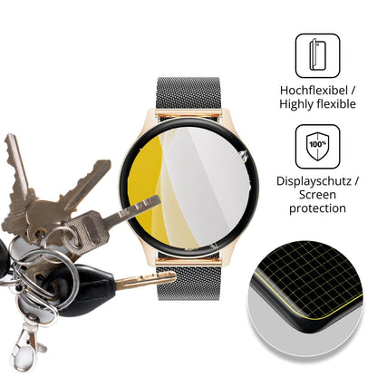 dipos Displayschutz für FitVigor FV21, transparente Oberfläche, geringe Dicke und perfekte Passform
