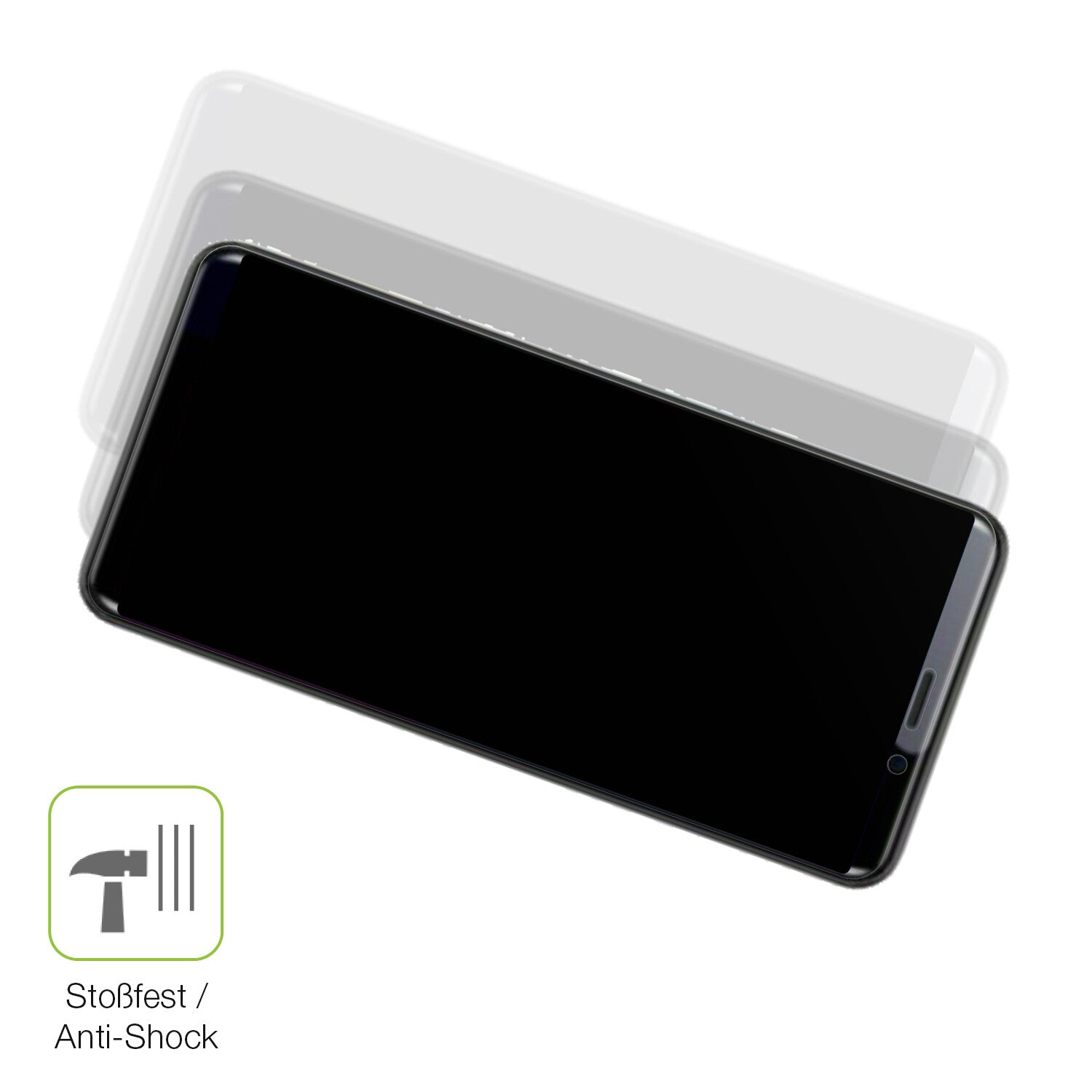Schutz gegen Kratzer auf dem Coolpad Cool Play 7C Glas durch Schlüssel, Stöße gegen die Tischkante oder Stürze