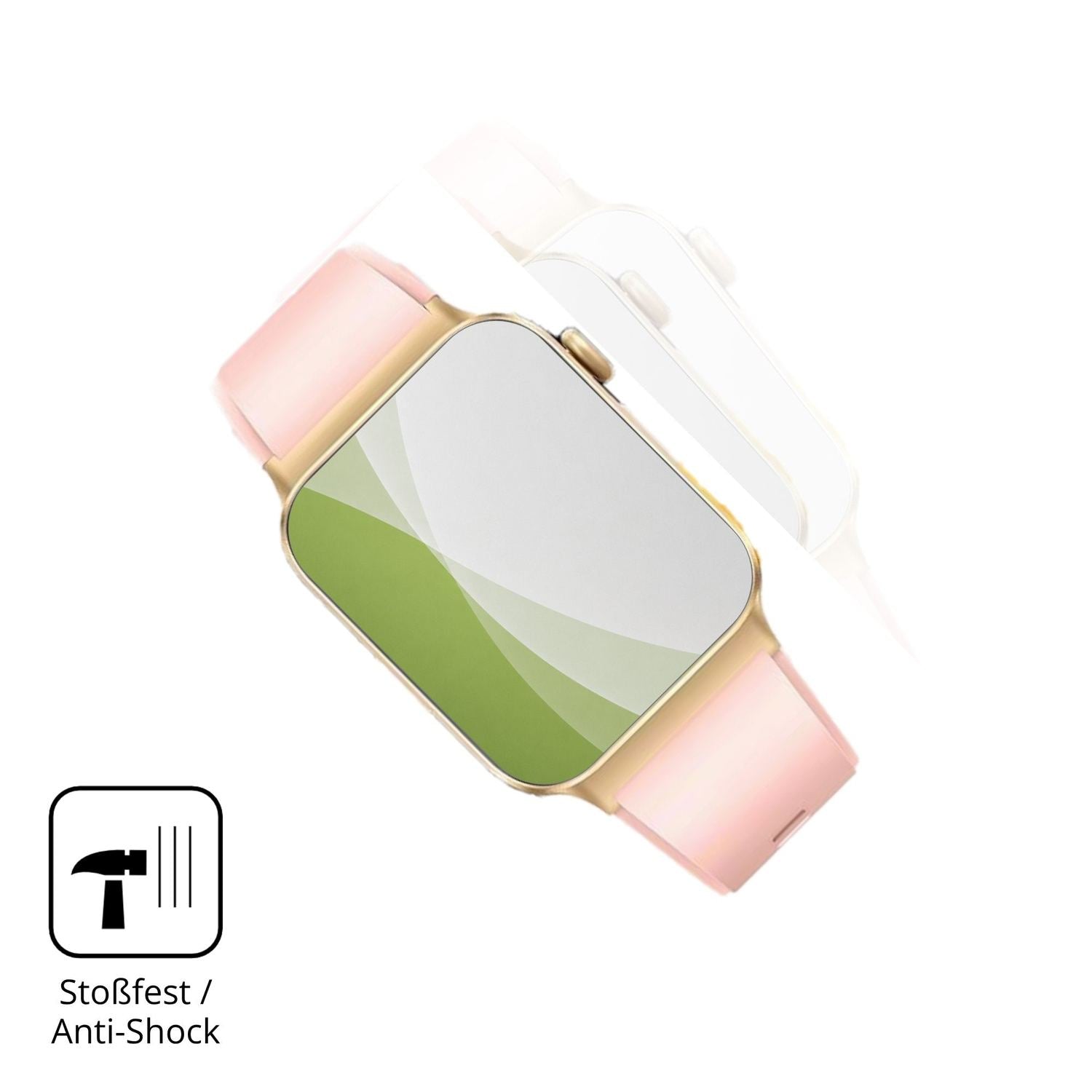 Schutz gegen Kratzer auf dem Donerton T50 Glas durch Schlüssel, Stöße gegen die Tischkante oder Stürze
