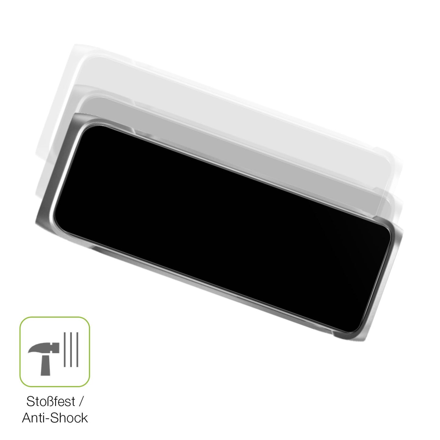 Schutz gegen Kratzer auf dem EcoFlow Rapid Pro X Glas durch Schlüssel, Stöße gegen die Tischkante oder Stürze
