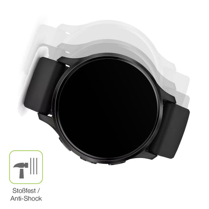 Schutz gegen Kratzer auf dem Garmin Venu 3s Glas durch Schlüssel, Stöße gegen die Tischkante oder Stürze