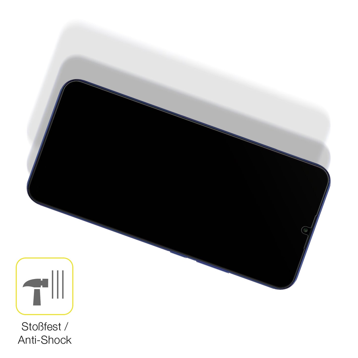 Schutz gegen Kratzer auf dem General Mobile GM 21 Glas durch Schlüssel, Stöße gegen die Tischkante oder Stürze