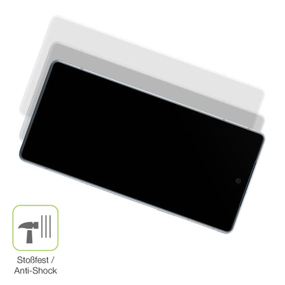 Schutz gegen Kratzer auf dem Google Pixel 7a Glas durch Schlüssel, Stöße gegen die Tischkante oder Stürze