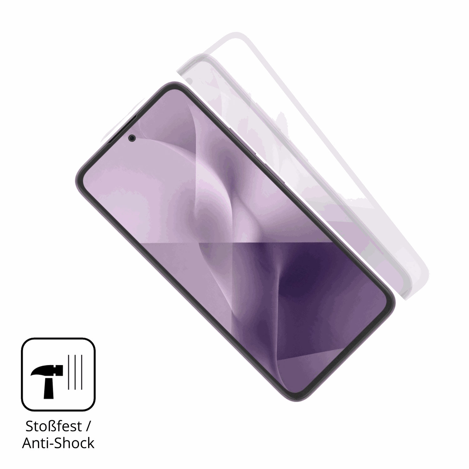 Schutz gegen Kratzer auf dem HMD Crest 2 Glas durch Schlüssel, Stöße gegen die Tischkante oder Stürze