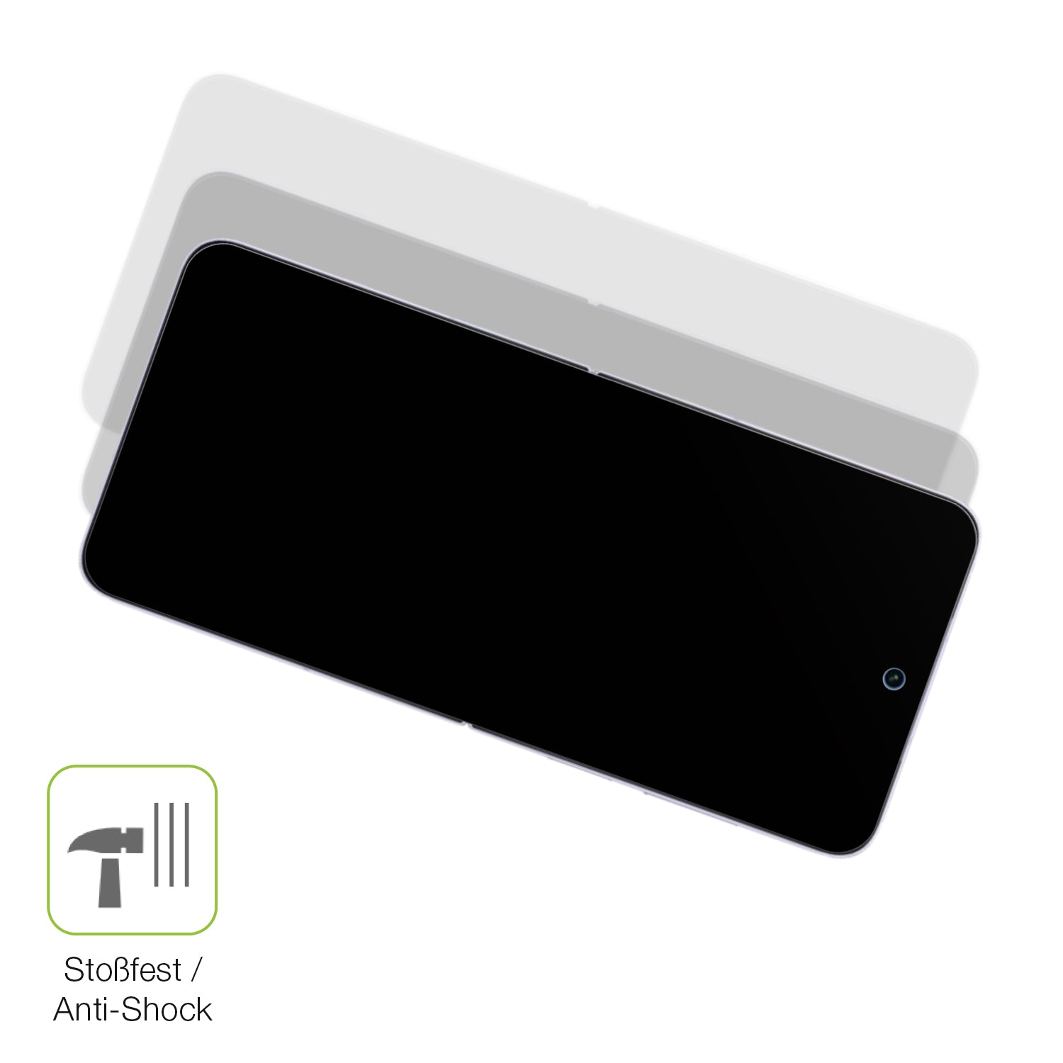 Schutz gegen Kratzer auf dem Honor Magic V Flip2 Innenseite Glas durch Schlüssel, Stöße gegen die Tischkante oder Stürze
