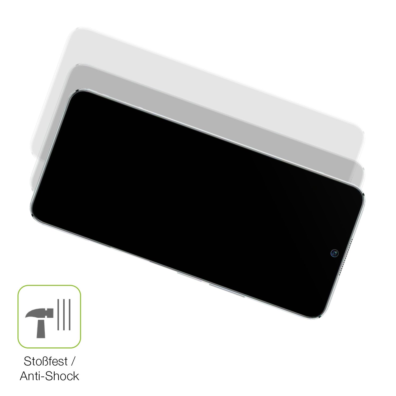 Schutz gegen Kratzer auf dem Honor Play 6T Pro Glas durch Schlüssel, Stöße gegen die Tischkante oder Stürze