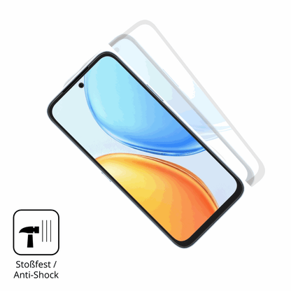 Schutz gegen Kratzer auf dem Honor Play 80 Plus Glas durch Schlüssel, Stöße gegen die Tischkante oder Stürze