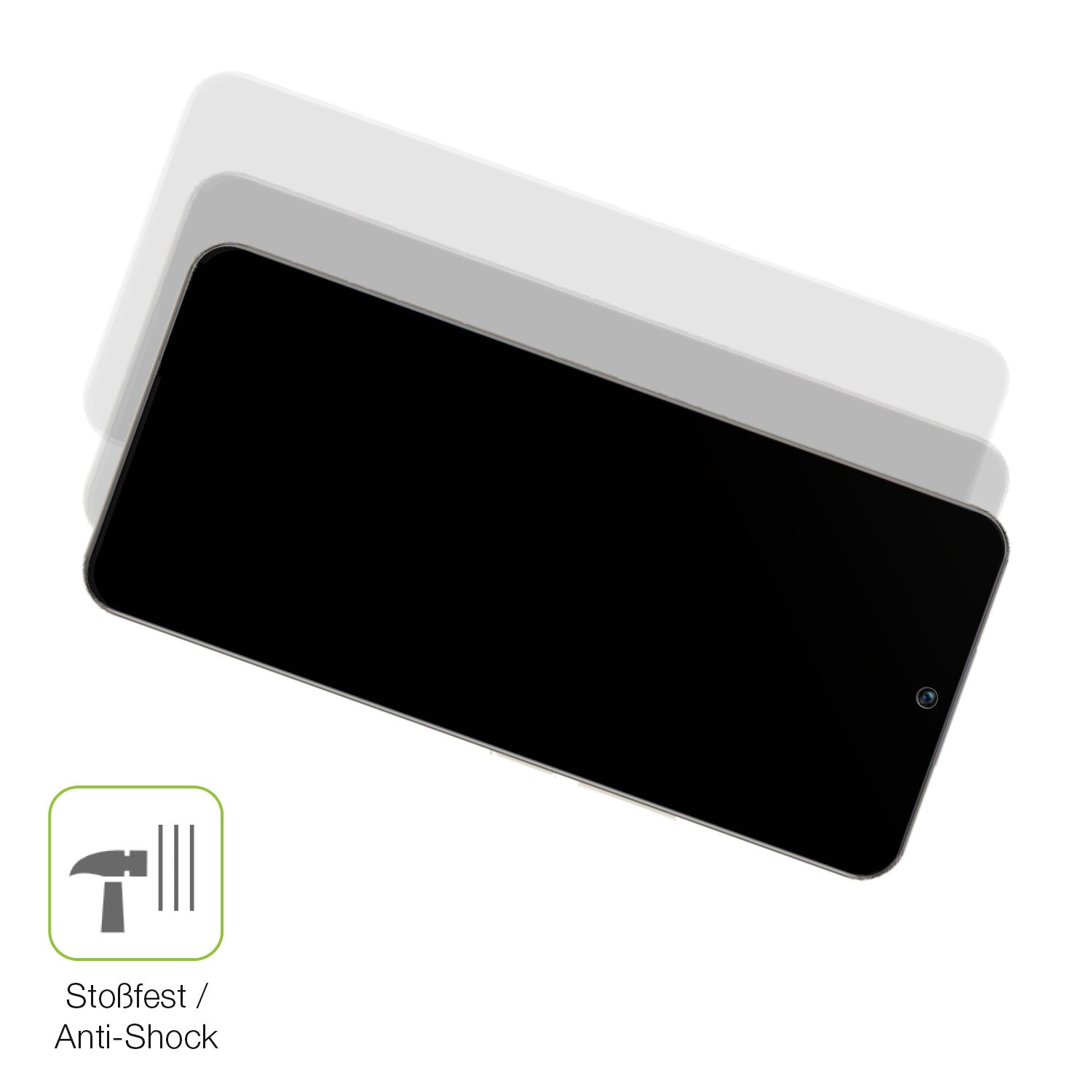 Schutz gegen Kratzer auf dem Honor X40i Glas durch Schlüssel, Stöße gegen die Tischkante oder Stürze