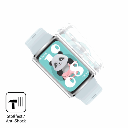 Schutz gegen Kratzer auf dem Huawei Band 11 Pro Glas durch Schl�ssel, St��e gegen die Tischkante oder St�rze