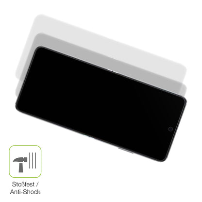 Schutz gegen Kratzer auf dem Huawei Pocket 2 Glas durch Schlüssel, Stöße gegen die Tischkante oder Stürze