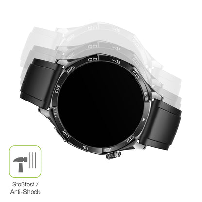 Schutz gegen Kratzer auf dem Huawei Watch 5 42mm Glas durch Schlüssel, Stöße gegen die Tischkante oder Stürze