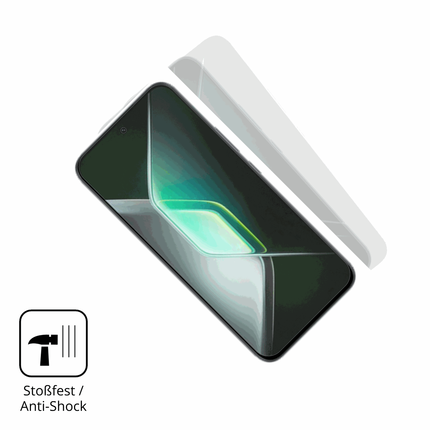 Schutz gegen Kratzer auf dem Infinix GT 50 Pro Glas durch Schlüssel, Stöße gegen die Tischkante oder Stürze