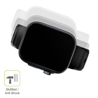 Schutz gegen Kratzer auf dem Itel Storm Ultra Glas durch Schlüssel, Stöße gegen die Tischkante oder Stürze