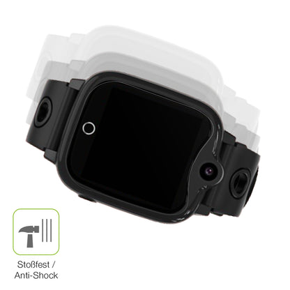 Schutz gegen Kratzer auf dem jiangshu Smartwatch Kinder 4G Glas durch Schlüssel, Stöße gegen die Tischkante oder Stürze