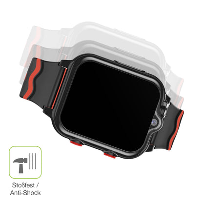 Schutz gegen Kratzer auf dem Krostming Kids Smartwatch GPS 4G Glas durch Schlüssel, Stöße gegen die Tischkante oder Stürze