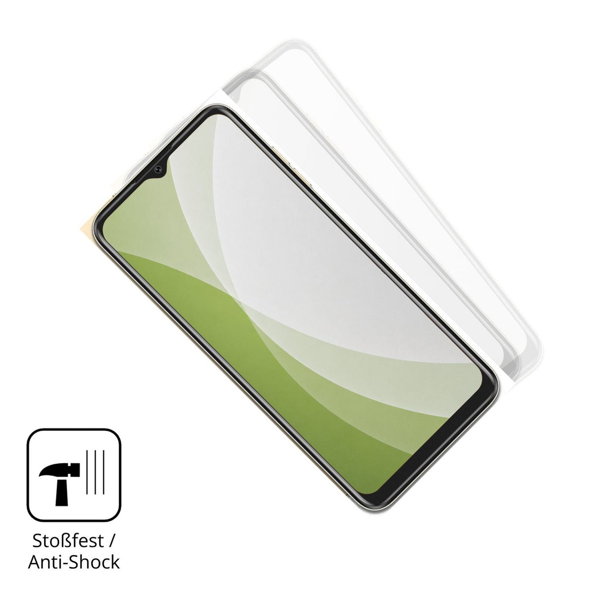 Schutz gegen Kratzer auf dem Lagenio A10 Pro Glas durch Schlüssel, Stöße gegen die Tischkante oder Stürze