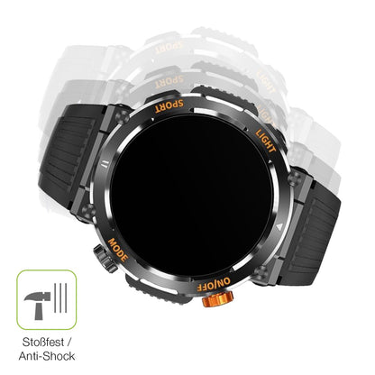 Schutz gegen Kratzer auf dem MEGALITH K52 Fitness Tracker Glas durch Schlüssel, Stöße gegen die Tischkante oder Stürze