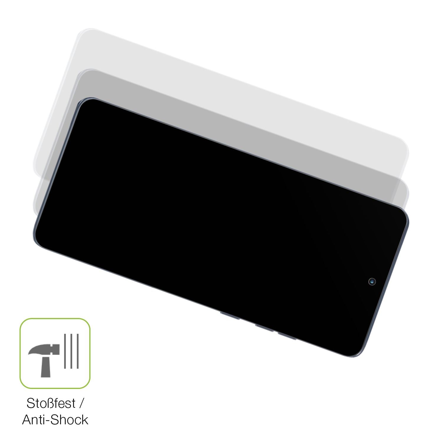 Schutz gegen Kratzer auf dem Motorola Edge 60 Pro Glas durch Schlüssel, Stöße gegen die Tischkante oder Stürze