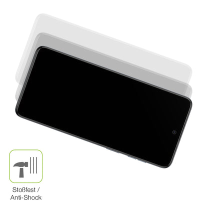 Schutz gegen Kratzer auf dem Motorola Moto G54 Glas durch Schlüssel, Stöße gegen die Tischkante oder Stürze