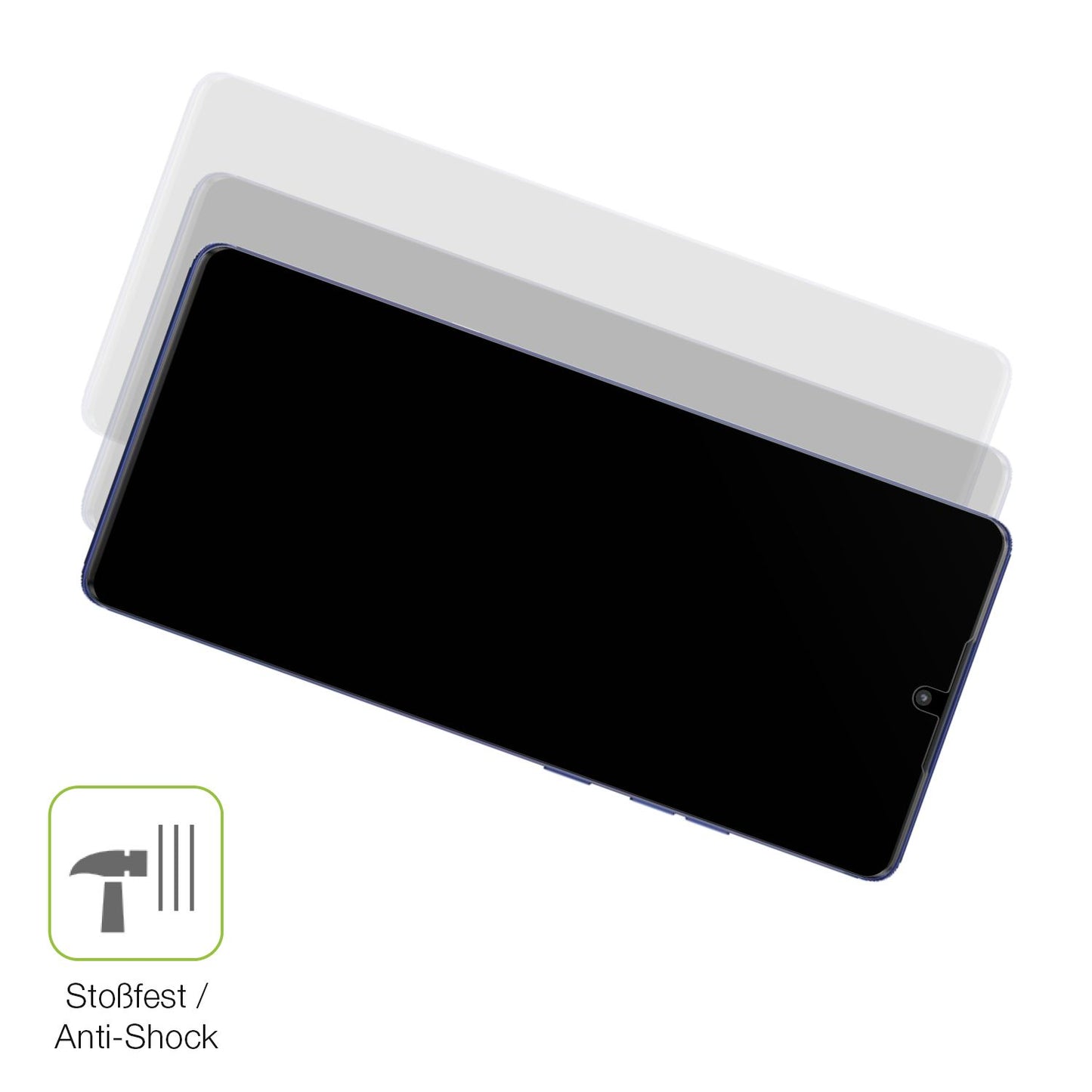 Schutz gegen Kratzer auf dem Motorola Moto G85 Glas durch Schlüssel, Stöße gegen die Tischkante oder Stürze