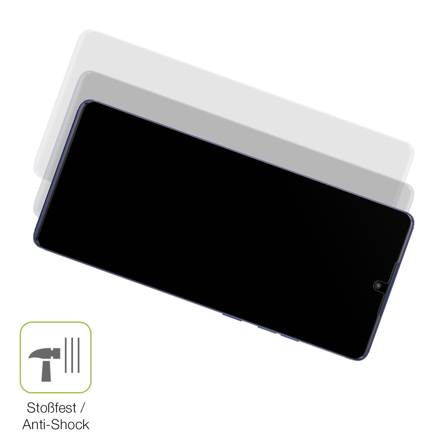 Schutz gegen Kratzer auf dem Motorola Moto G85 Glas durch Schlüssel, Stöße gegen die Tischkante oder Stürze
