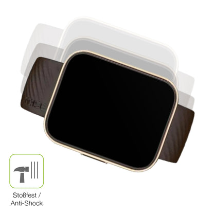 Schutz gegen Kratzer auf dem Noise Colorfit Vision 2 Buzz Glas durch Schlüssel, Stöße gegen die Tischkante oder Stürze
