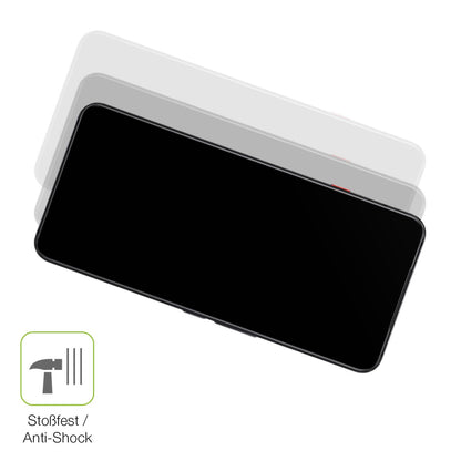 Schutz gegen Kratzer auf dem Nubia Red Magic 7s Pro Glas durch Schlüssel, Stöße gegen die Tischkante oder Stürze