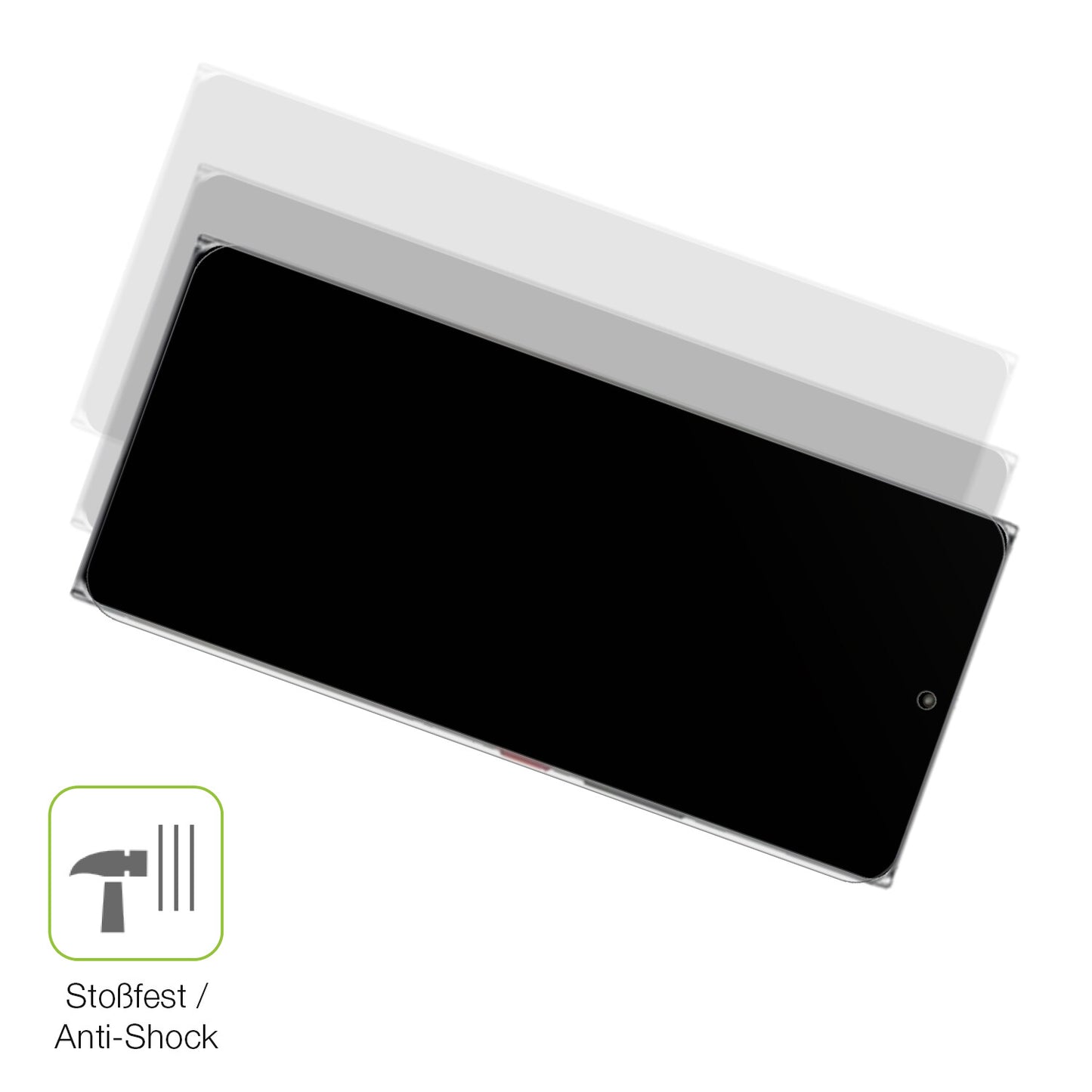 Schutz gegen Kratzer auf dem Nubia Z40 Pro Glas durch Schlüssel, Stöße gegen die Tischkante oder Stürze