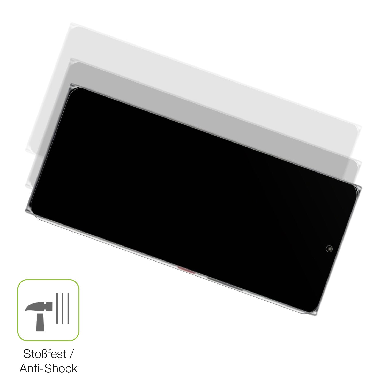 Schutz gegen Kratzer auf dem Nubia Z40 Pro Glas durch Schlüssel, Stöße gegen die Tischkante oder Stürze