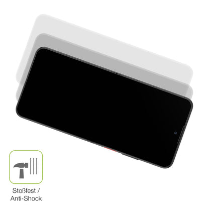 Schutz gegen Kratzer auf dem Nubia ZTE Flip 2 5G Glas durch Schlüssel, Stöße gegen die Tischkante oder Stürze