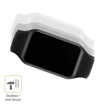 Schutz gegen Kratzer auf dem Oppo Band 2 Glas durch Schlüssel, Stöße gegen die Tischkante oder Stürze