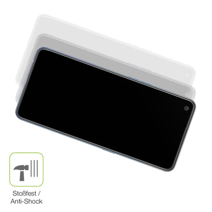 Schutz gegen Kratzer auf dem Oppo F19 Glas durch Schlüssel, Stöße gegen die Tischkante oder Stürze