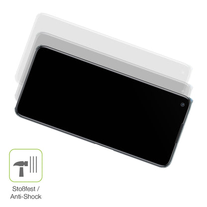 Schutz gegen Kratzer auf dem Oppo K10 5G Glas durch Schlüssel, Stöße gegen die Tischkante oder Stürze