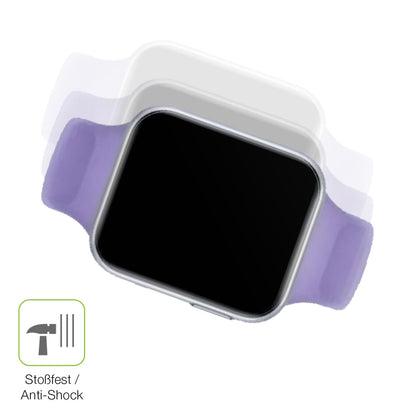 Schutz gegen Kratzer auf dem Oppo Watch SE Glas durch Schlüssel, Stöße gegen die Tischkante oder Stürze