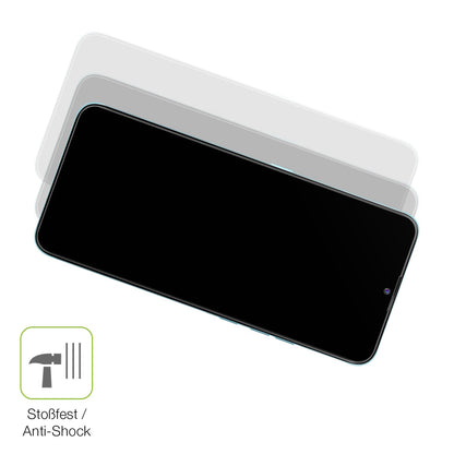 Schutz gegen Kratzer auf dem Oukitel C33 4G Glas durch Schlüssel, Stöße gegen die Tischkante oder Stürze