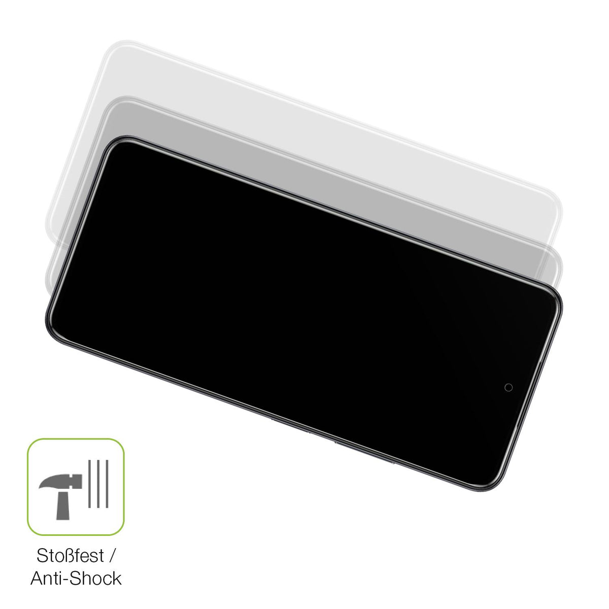 Schutz gegen Kratzer auf dem Oukitel C65 Glas durch Schlüssel, Stöße gegen die Tischkante oder Stürze