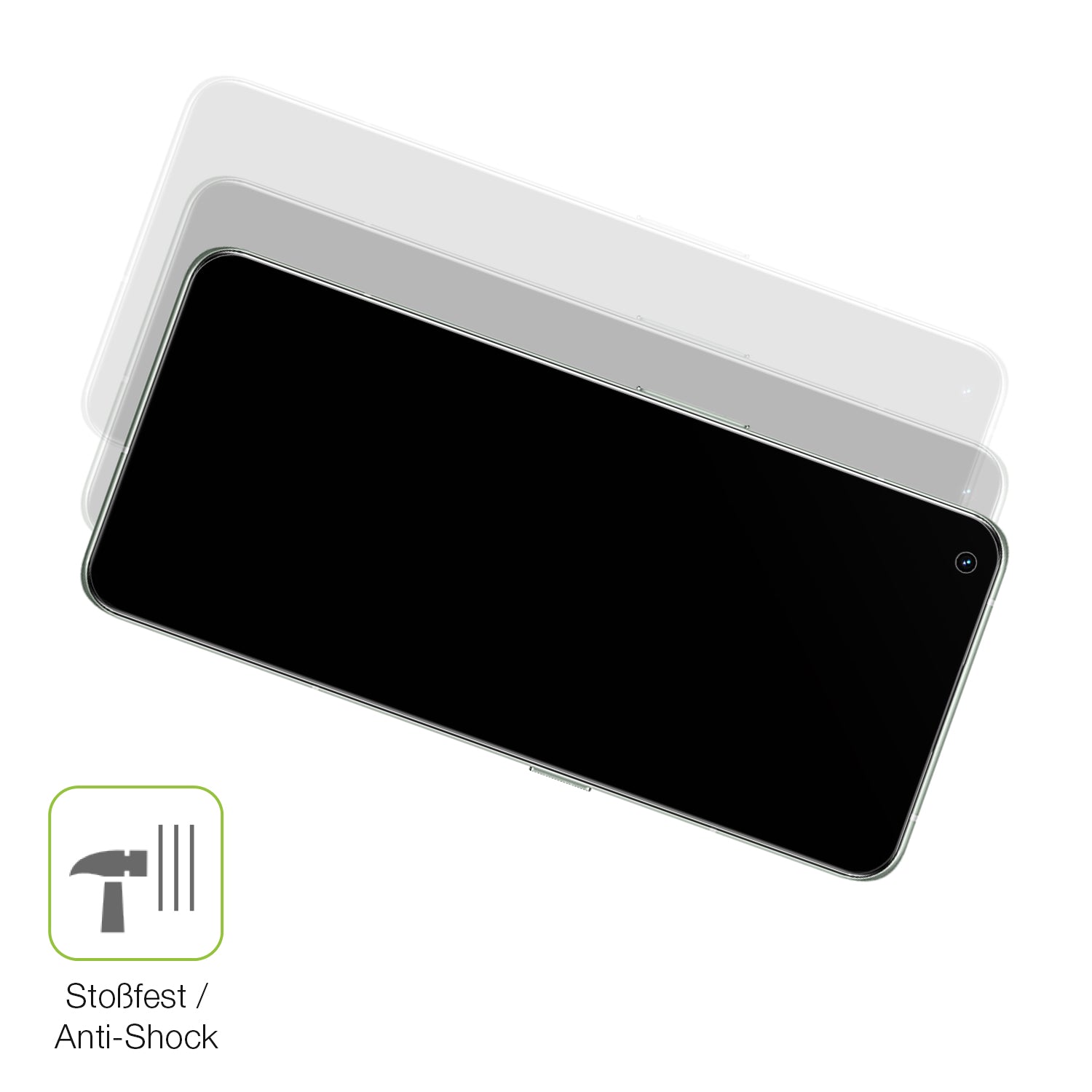 Schutz gegen Kratzer auf dem Realme GT 2 Pro Glas durch Schlüssel, Stöße gegen die Tischkante oder Stürze