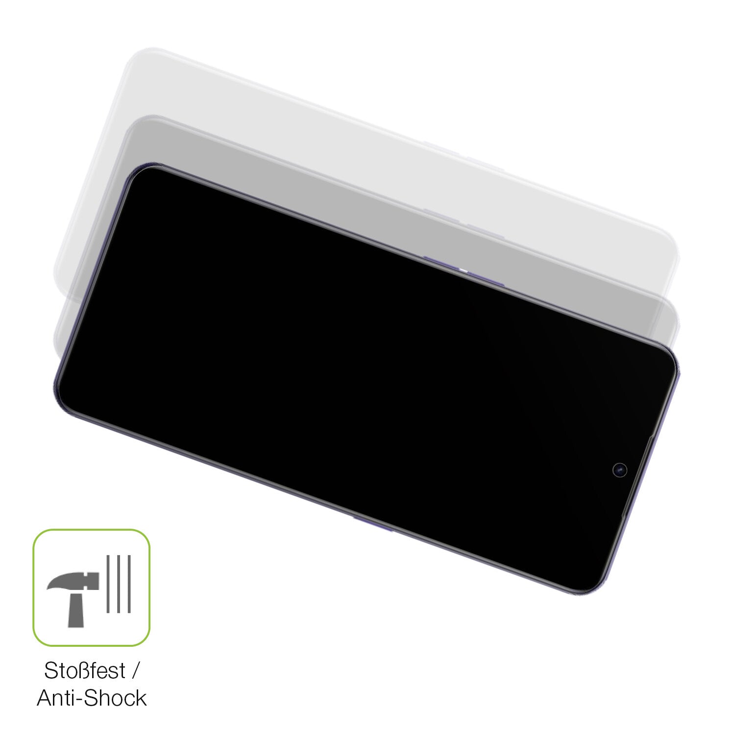 Schutz gegen Kratzer auf dem Realme GT Neo 5 Glas durch Schlüssel, Stöße gegen die Tischkante oder Stürze