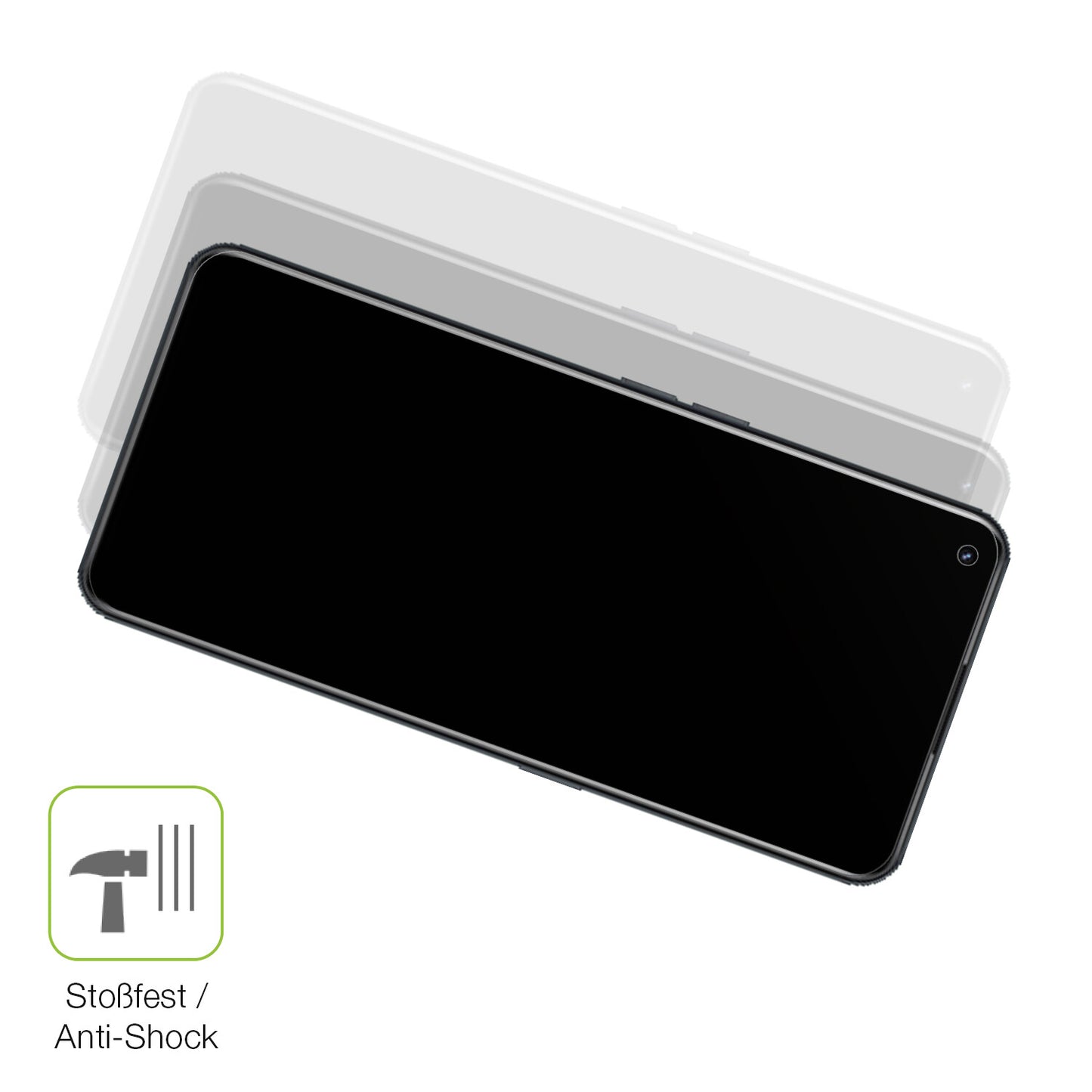 Schutz gegen Kratzer auf dem Realme GT Neo Flash Version Glas durch Schlüssel, Stöße gegen die Tischkante oder Stürze