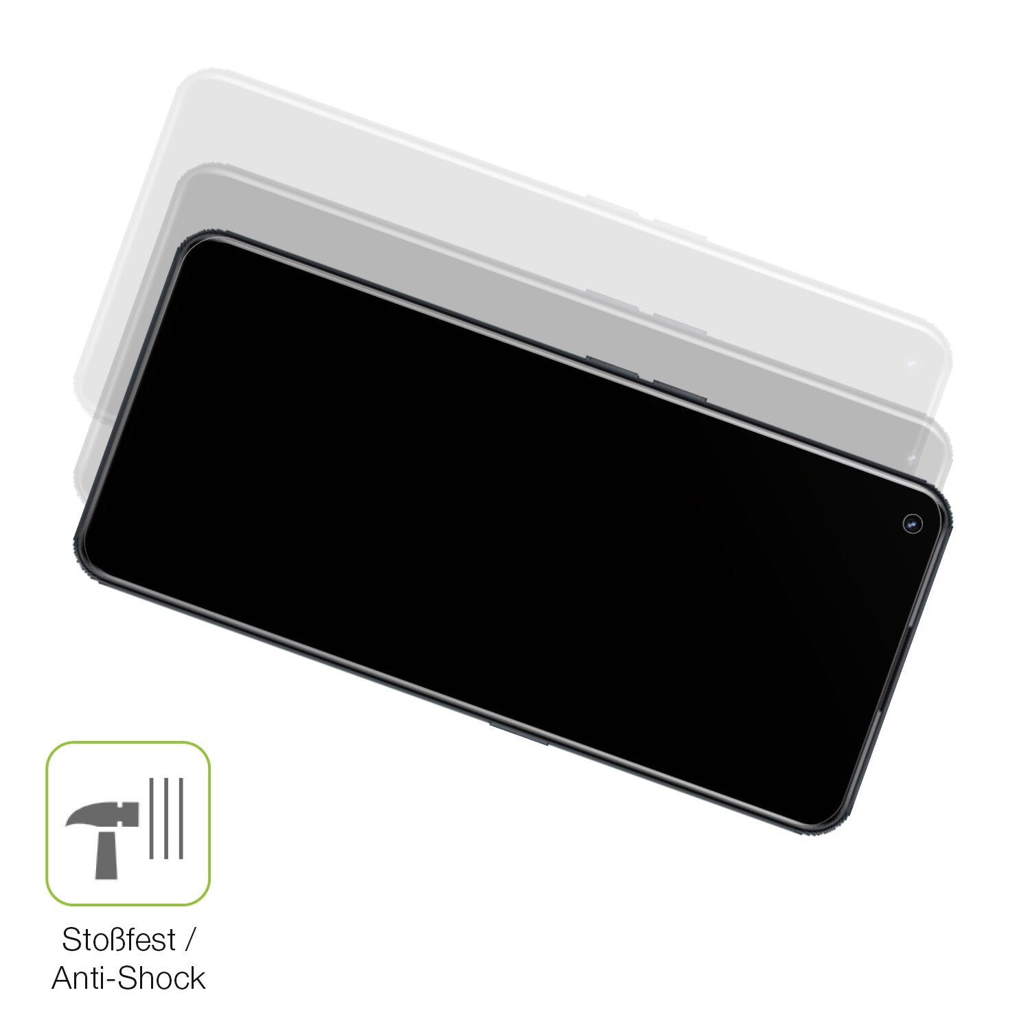 Schutz gegen Kratzer auf dem Realme GT Neo Flash Version Glas durch Schlüssel, Stöße gegen die Tischkante oder Stürze