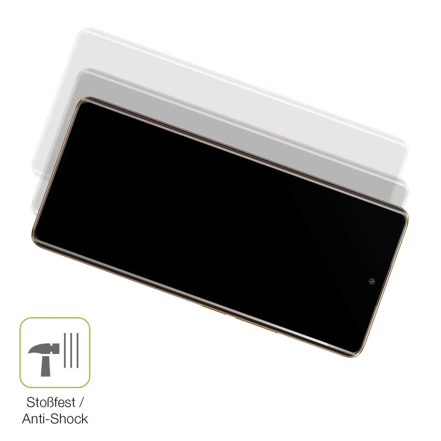 Schutz gegen Kratzer auf dem Realme Narzo 60 Pro Glas durch Schlüssel, Stöße gegen die Tischkante oder Stürze