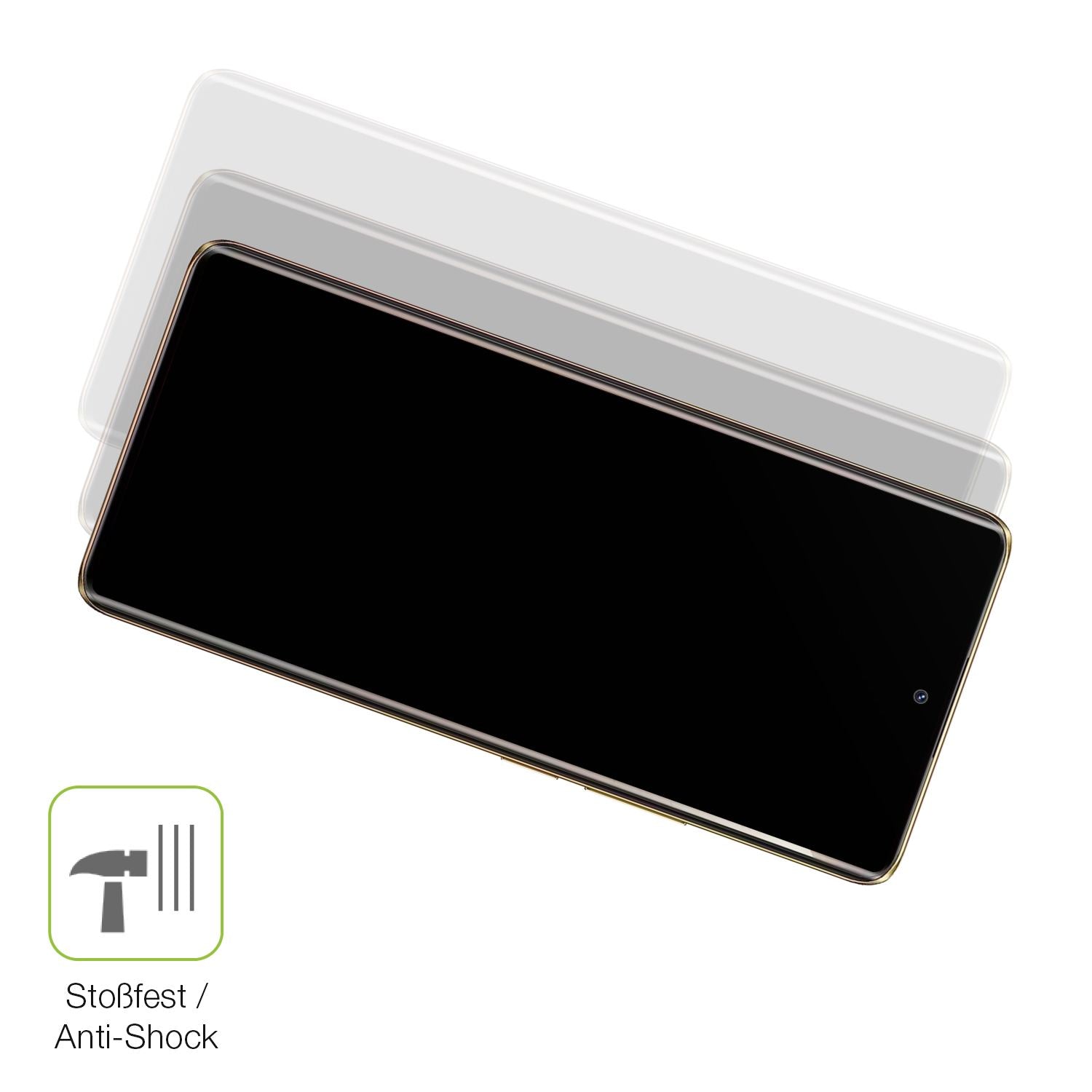 Schutz gegen Kratzer auf dem Realme Narzo 60 Pro Glas durch Schlüssel, Stöße gegen die Tischkante oder Stürze