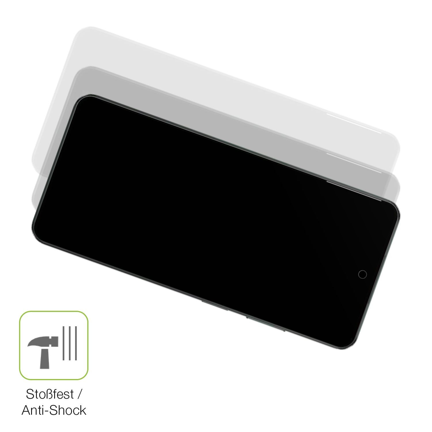 Schutz gegen Kratzer auf dem Realme P3 Lite Glas durch Schlüssel, Stöße gegen die Tischkante oder Stürze