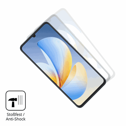 Schutz gegen Kratzer auf dem Realme P4 Lite Glas durch Schlüssel, Stöße gegen die Tischkante oder Stürze