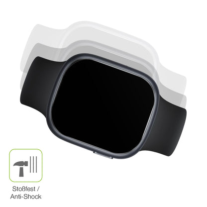 Schutz gegen Kratzer auf dem Rollme S1 Smartwatch Glas durch Schlüssel, Stöße gegen die Tischkante oder Stürze