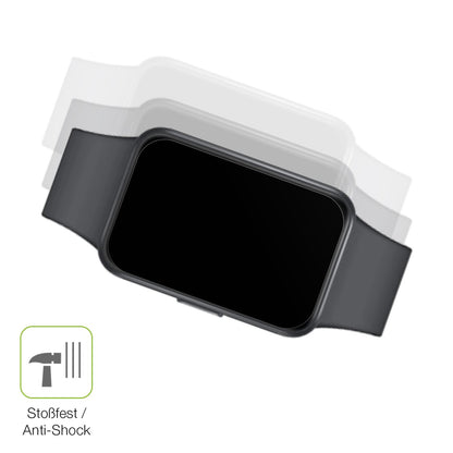 Schutz gegen Kratzer auf dem Samsung Galaxy Fit 3 Glas durch Schlüssel, Stöße gegen die Tischkante oder Stürze