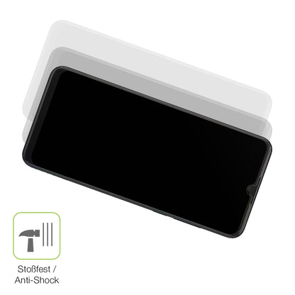 Schutz gegen Kratzer auf dem Sharp Aquos V6 Glas durch Schlüssel, Stöße gegen die Tischkante oder Stürze