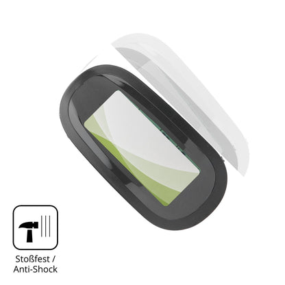 Schutz gegen Kratzer auf dem SPORTARC KT-LCD6 Glas durch Schlüssel, Stöße gegen die Tischkante oder Stürze