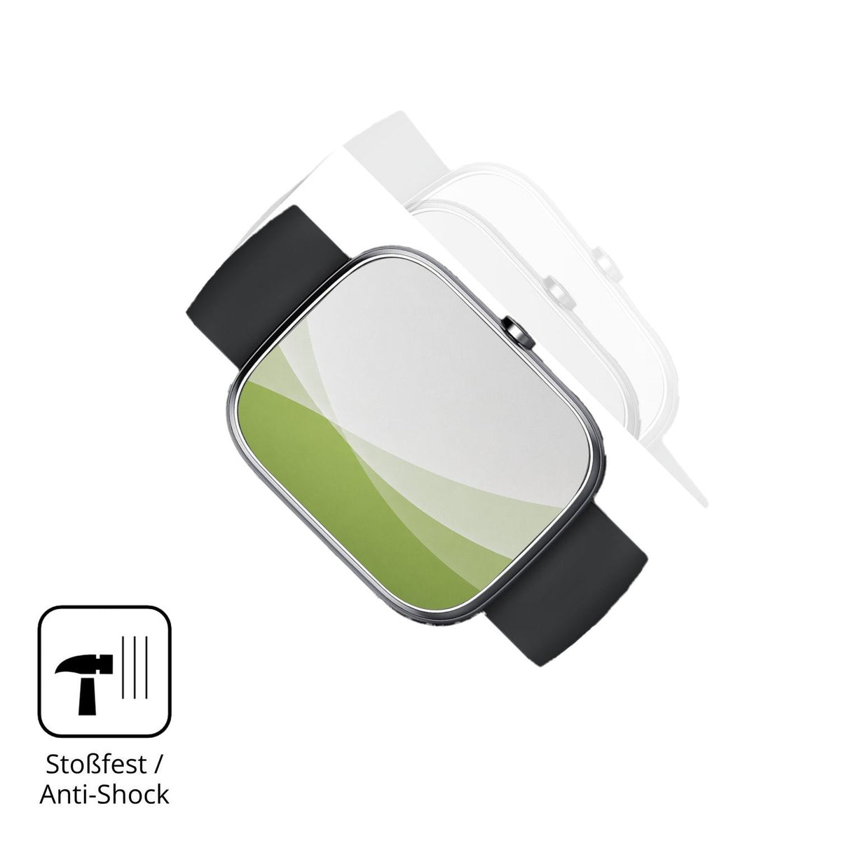 Schutz gegen Kratzer auf dem taopodo T60 Glas durch Schlüssel, Stöße gegen die Tischkante oder Stürze